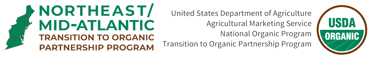 TOPP & USDA Logo Northeast Transition to Organic Partnership Program / TOPP / USDA Logo